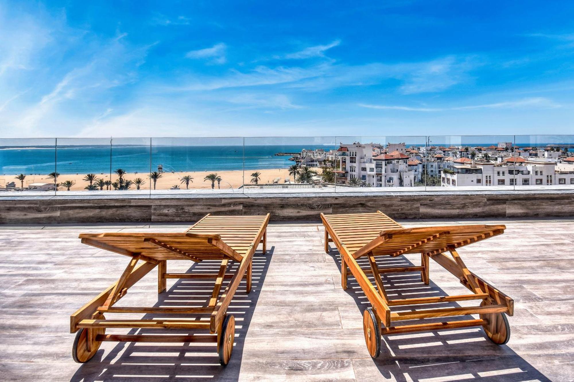 Luxury Seafront Appartement 6-7P アガディール エクステリア 写真