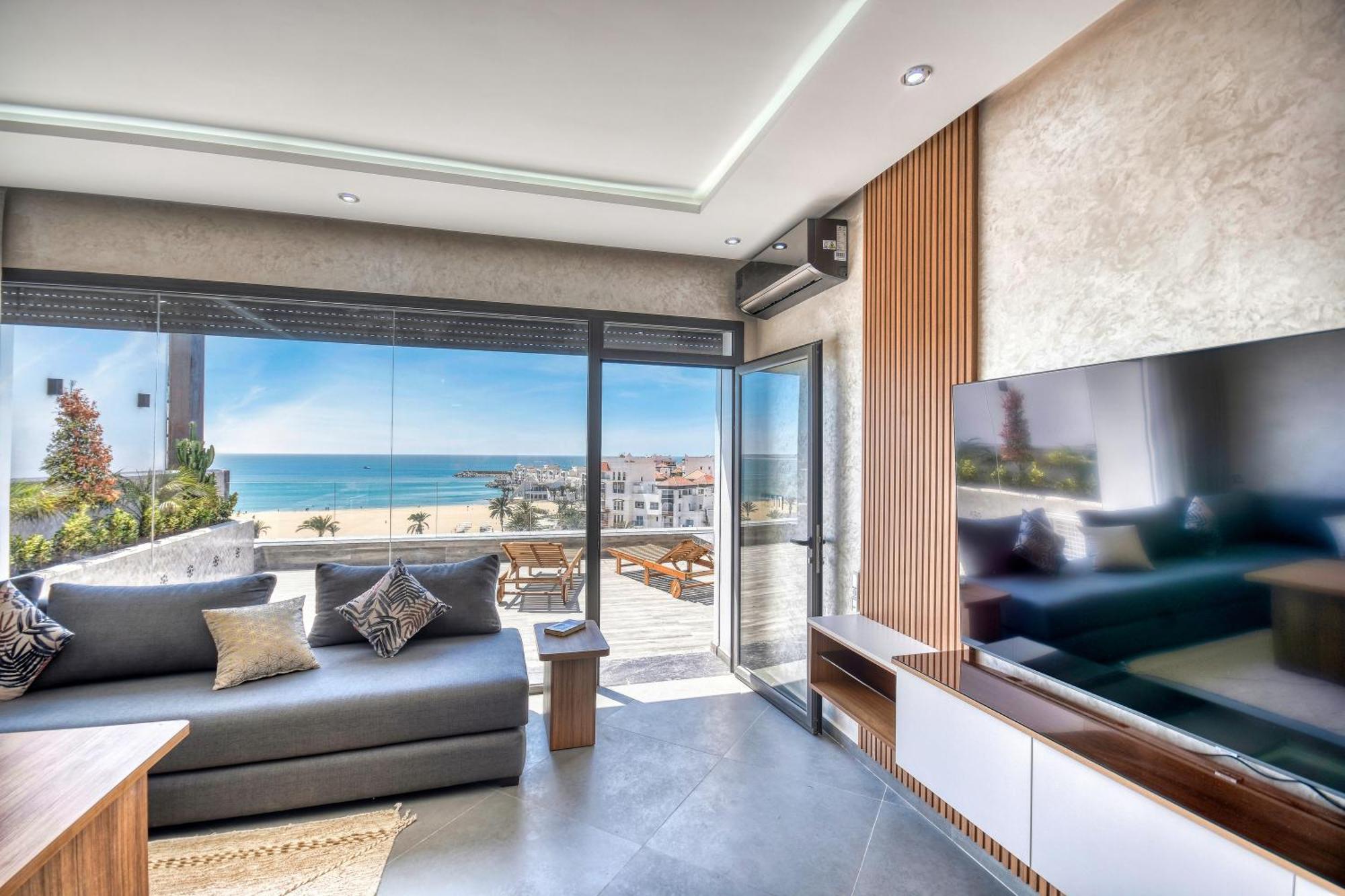 Luxury Seafront Appartement 6-7P アガディール エクステリア 写真