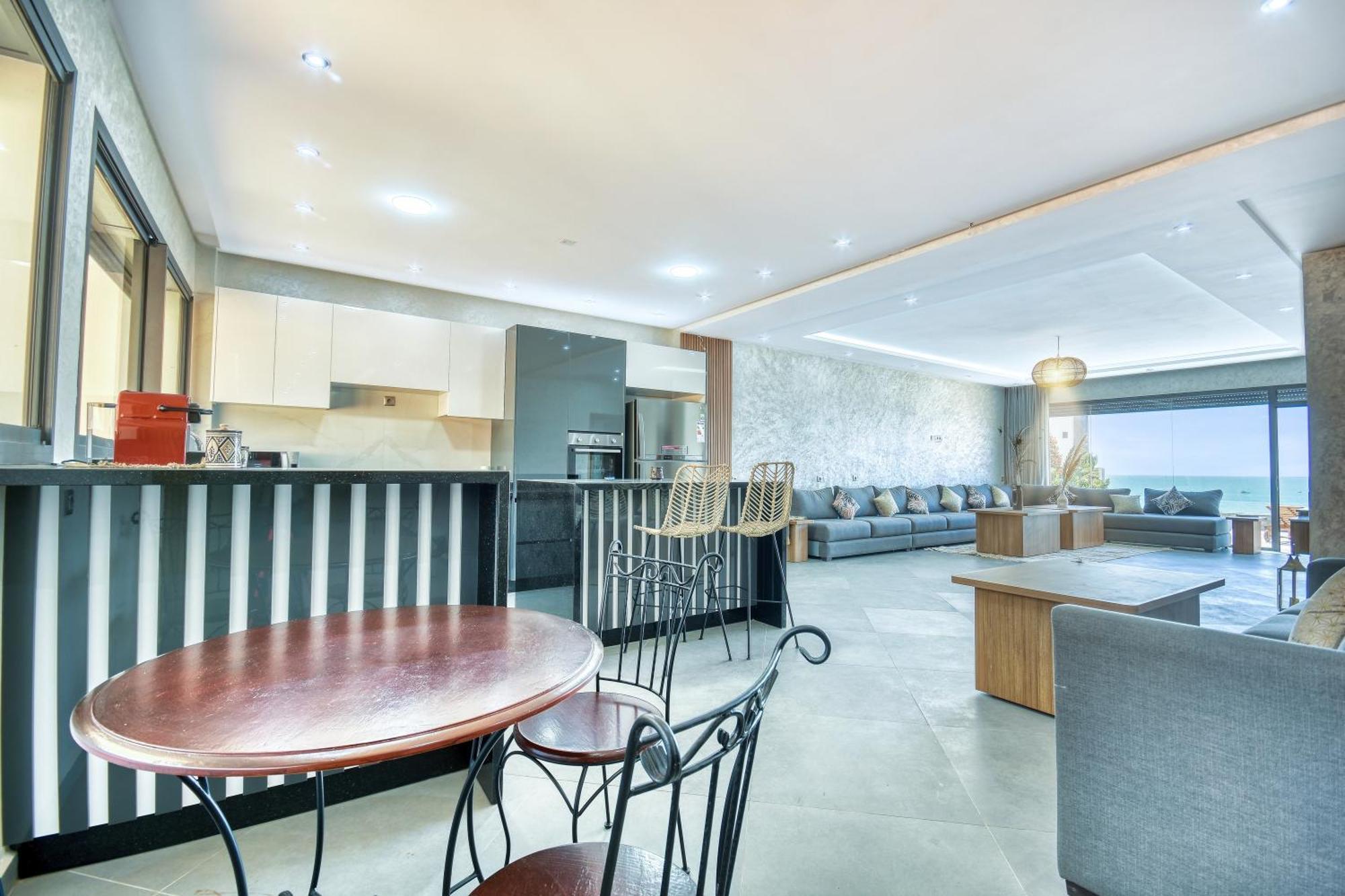 Luxury Seafront Appartement 6-7P アガディール エクステリア 写真